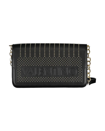 Mario Valentino Nero Polyurethane Women's Shoulder Bag