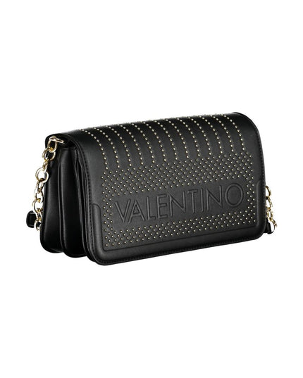 Mario Valentino Nero Polyurethane Women's Shoulder Bag