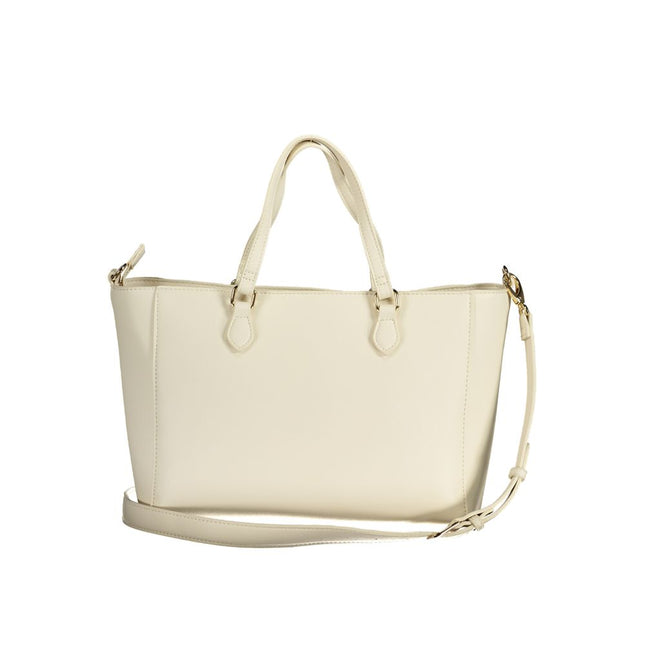 Mario Valentino White Polyurethane Women Handbag
