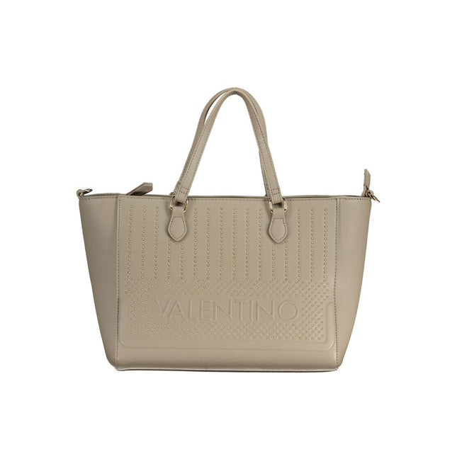 Mario Valentino Beige Polyurethane Women Handbag