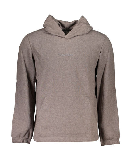 Calvin Klein Brown Cotton Men Sweater
