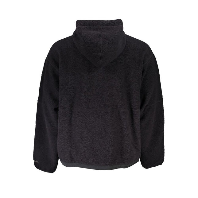 Calvin Klein Black Polyester Men Sweater with Hood