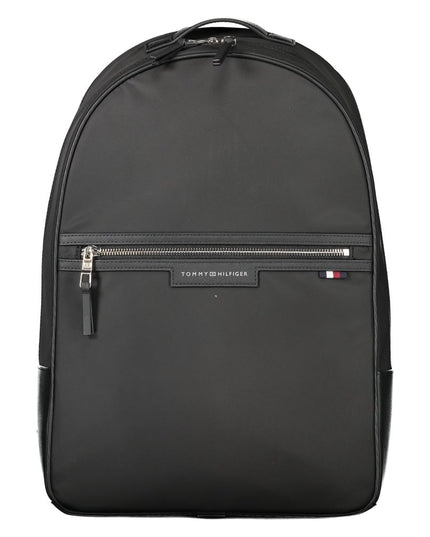 Tommy Hilfiger Black Polyester Backpack