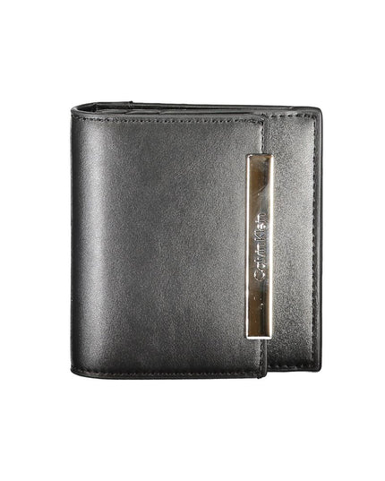 Calvin Klein Black Polyurethane Women Wallet