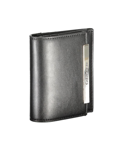 Calvin Klein Black Polyurethane Women Wallet