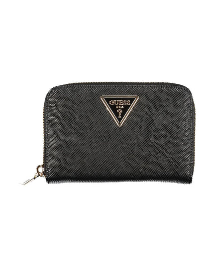 Guess Jeans Black Polyethylene Wallet