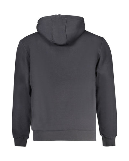 Napapijri Black Cotton Men Hoodie