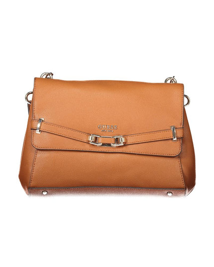 Guess Jeans Marrone Poliuretano Women Handbag