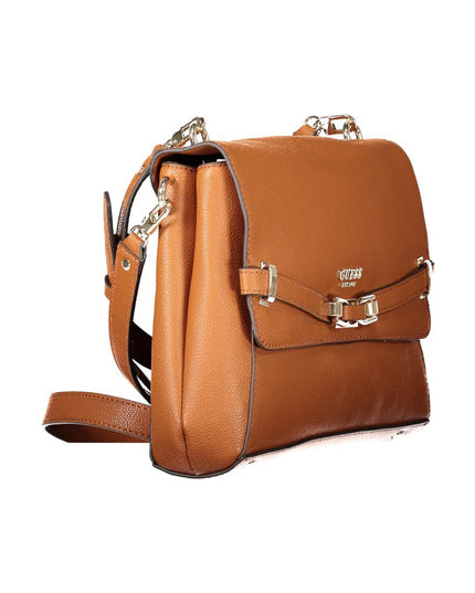 Guess Jeans Marrone Poliuretano Women Handbag