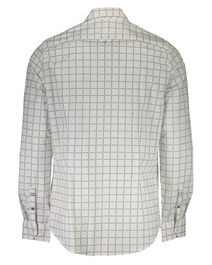 Calvin Klein Bianco Cotton Mens Shirt