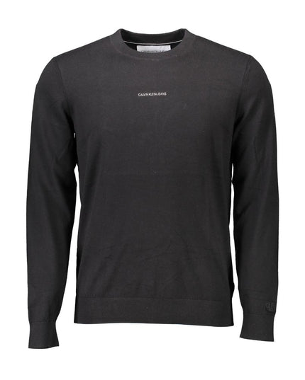 Calvin Klein Black Cotton Men's Sweater