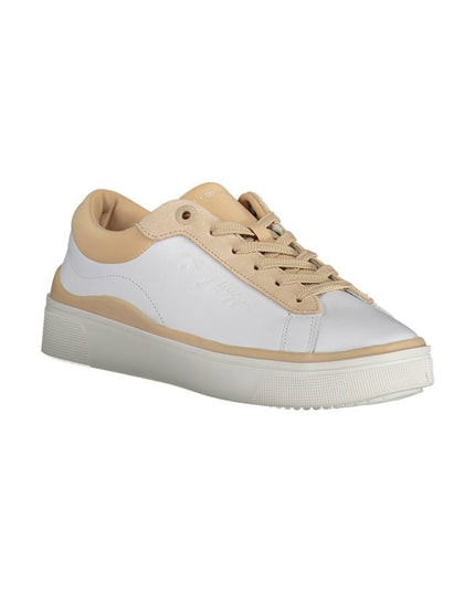 Tommy Hilfiger White Polyester Sneaker