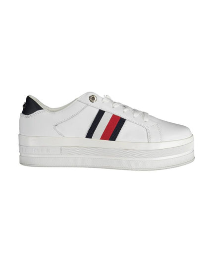 Tommy Hilfiger White Polyester Sneaker