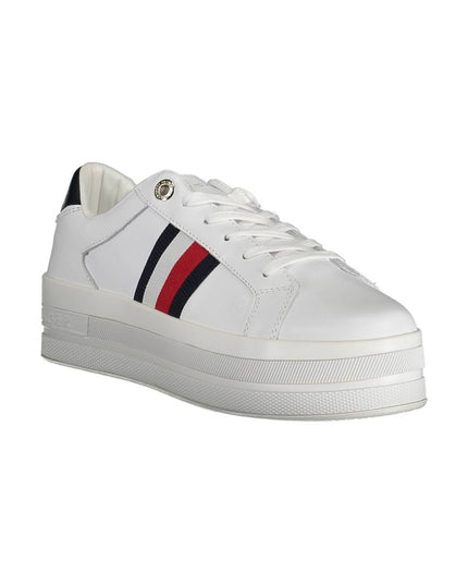 Tommy Hilfiger White Polyester Sneaker