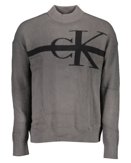 Calvin Klein Gray Cotton Sweater