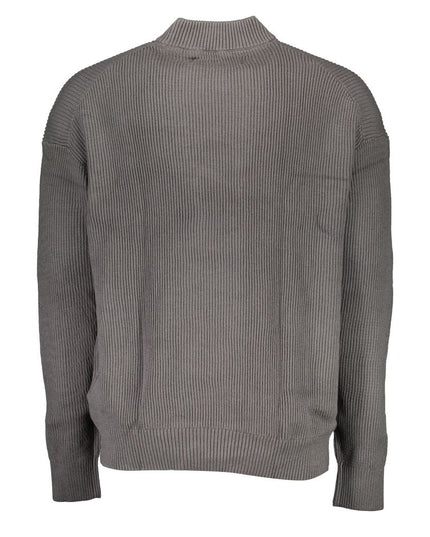 Calvin Klein Gray Cotton Sweater