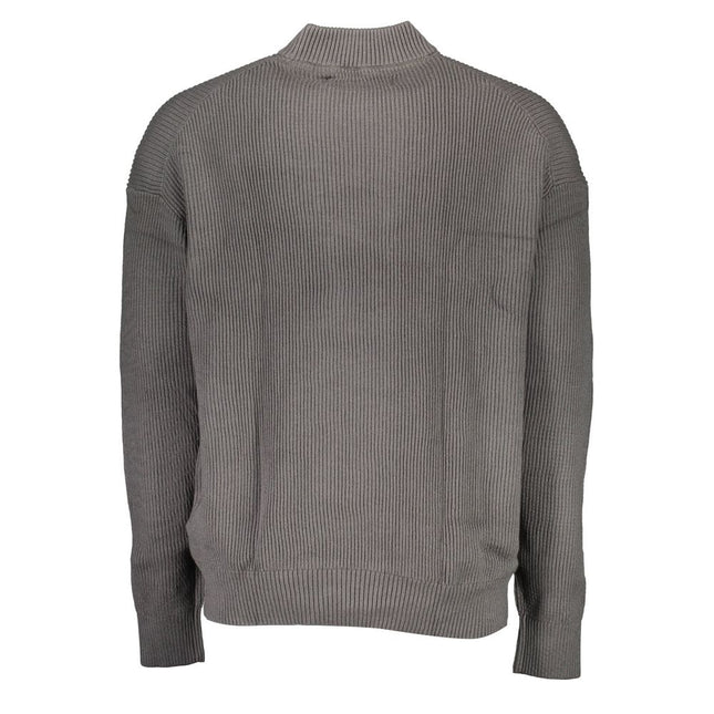 Calvin Klein Gray Cotton Sweater