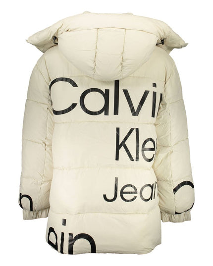 Calvin Klein Beige Polyester Men Jacket