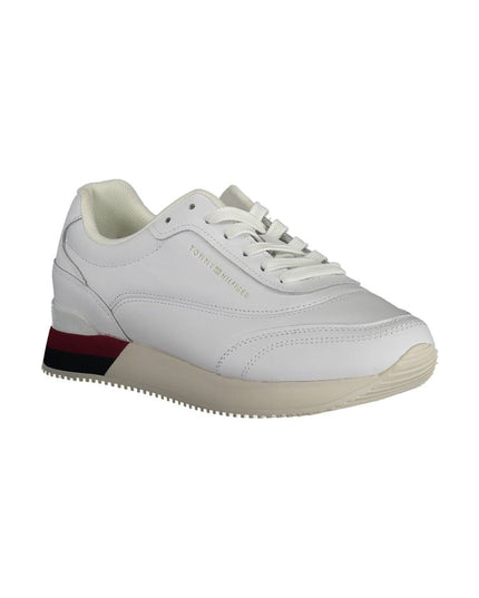 Tommy Hilfiger White Polyester Sneaker