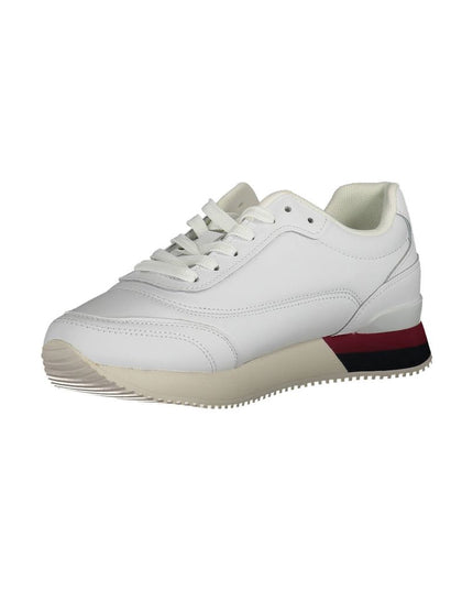 Tommy Hilfiger White Polyester Sneaker