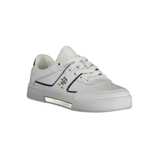 Tommy Hilfiger White Polyester Sneaker