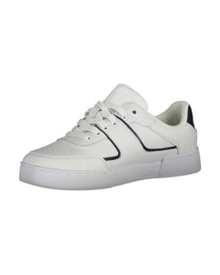 Tommy Hilfiger White Polyester Sneaker