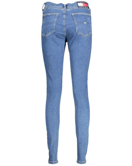 Tommy Hilfiger Blue Cotton Women Skinny Jean
