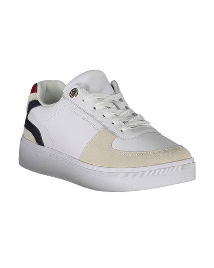 Tommy Hilfiger White Polyester Sneaker