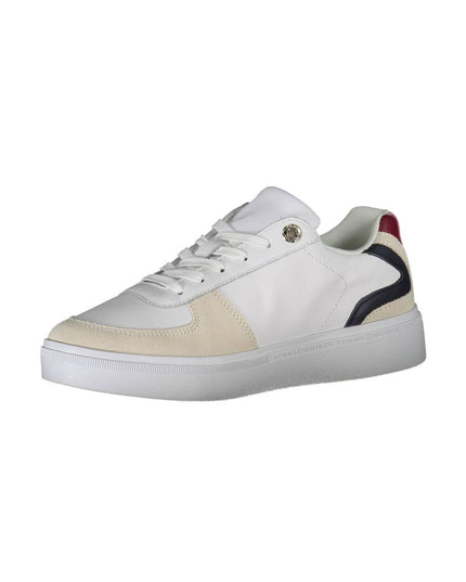Tommy Hilfiger White Polyester Sneaker