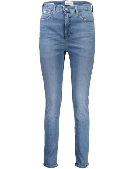 Calvin Klein Blue Cotton Women Jeans