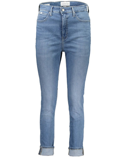 Calvin Klein Blue Cotton Women Jeans