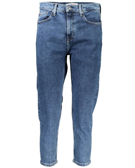Tommy Hilfiger Blue Cotton Women's Slim-Fit Jean