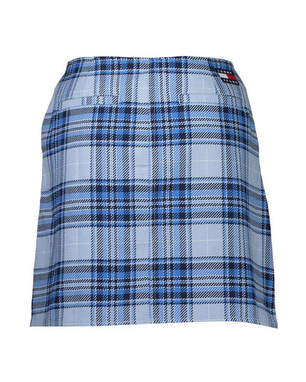 Tommy Hilfiger Blue Cotton Skirt