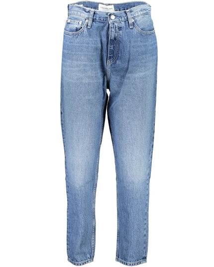 Calvin Klein Blue Cotton Women's Jeans