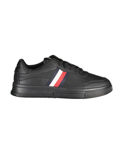 Tommy Hilfiger Black Polyester Sneaker