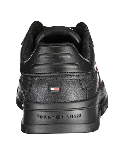 Tommy Hilfiger Black Polyester Sneaker