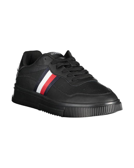 Tommy Hilfiger Black Polyester Sneaker