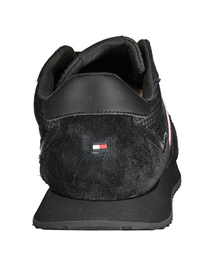 Tommy Hilfiger Black Polyester Sneaker