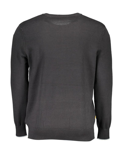 Timberland Black Organic Cotton Men Sweater