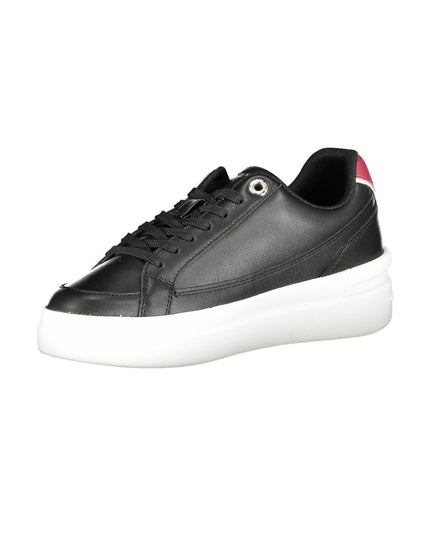 Tommy Hilfiger Black Polyester Sneaker