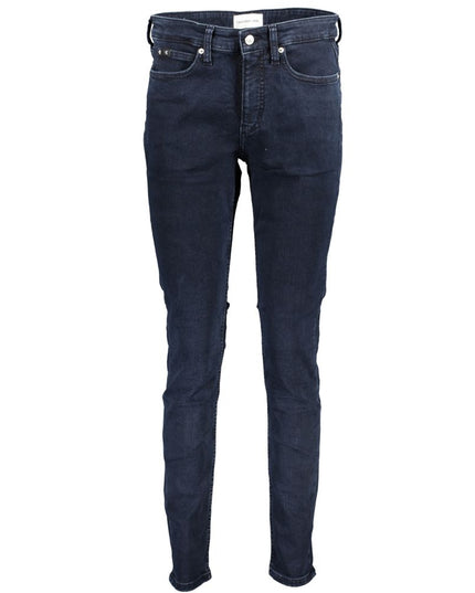 Calvin Klein Blue Cotton Women Skinny Jean