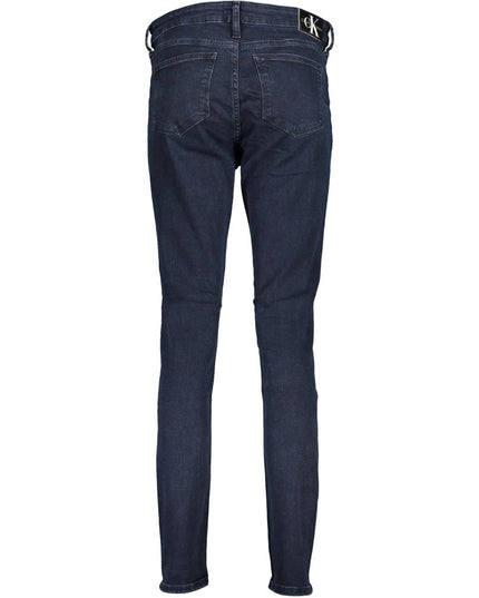 Calvin Klein Blue Cotton Women Skinny Jean