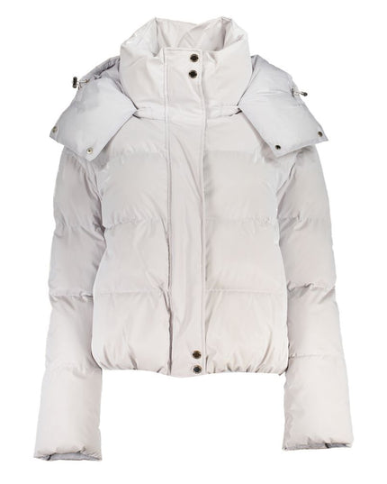 Patrizia Pepe White Polyethylene Jackets & Coat