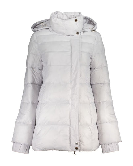 Patrizia Pepe White Polyamide Jackets & Coat