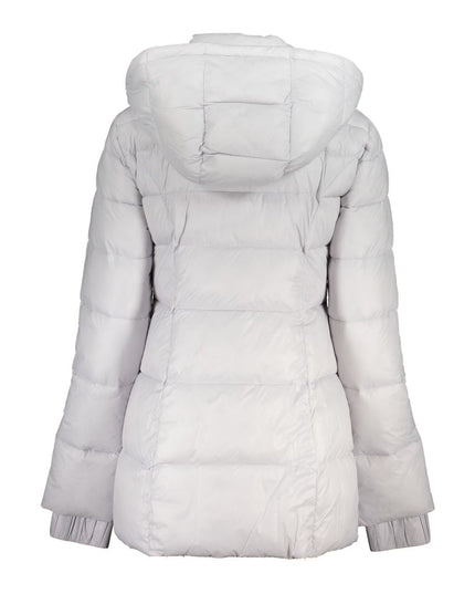 Patrizia Pepe White Polyamide Jackets & Coat