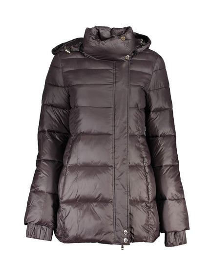 Patrizia Pepe Black Polyamide Jackets & Coat