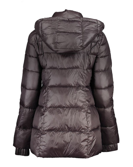 Patrizia Pepe Black Polyamide Jackets & Coat