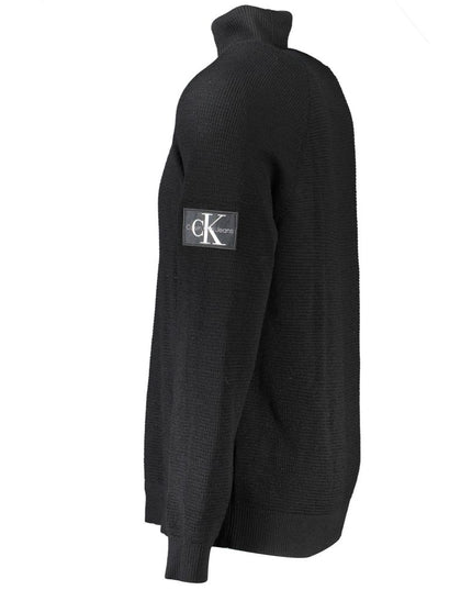Calvin Klein Nero Wool Mens Sweater
