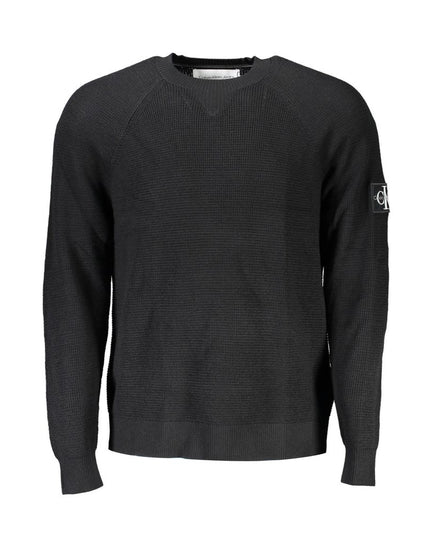 Calvin Klein Black Wool Mens Sweater