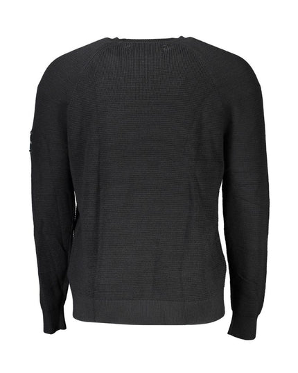 Calvin Klein Black Wool Mens Sweater